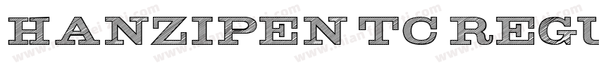 HanziPen TC Regular字体转换